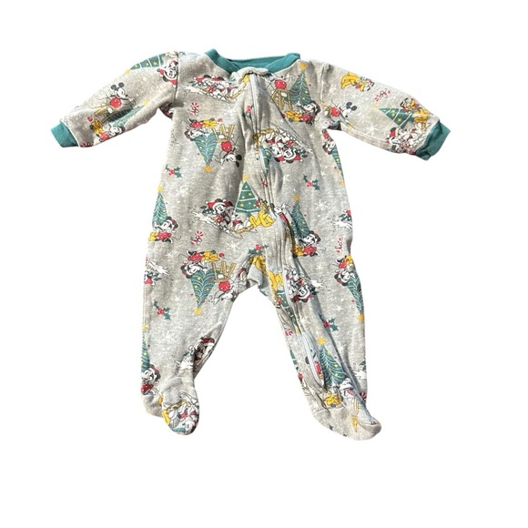Disney Christmas pajamas size 3-6 months - Picture 1 of 3